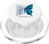 Può fare tutte le cose attraverso Cristo che mi rafforza PopSockets PopGrip per MagSafe