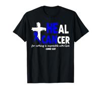 Può guarire il cancro al colon consapevolezza del cancro Croce cristiana Maglietta