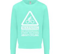Può Iniziare A Parlare Di Ciclismo Felpa Per Bambini Ragazzi E Ragazze