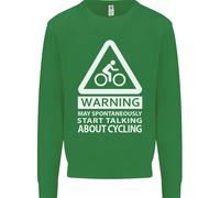 Può Iniziare A Parlare Di Ciclismo Felpa Per Bambini Ragazzi E Ragazze