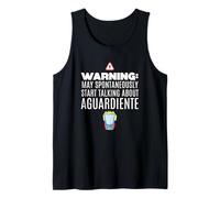 può Iniziare spontaneamente a Parlare di Aguardiente Colombia Canotta