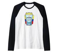può Iniziare spontaneamente a Parlare di Aguardiente Colombia Maglia con Maniche Raglan