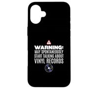 Può iniziare spontaneamente a parlare di dischi in vinile Custodia per iPhone 16 Plus