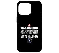 Può iniziare spontaneamente a parlare di dischi in vinile Custodia per iPhone 16 Pro