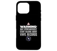 Può iniziare spontaneamente a parlare di dischi in vinile Custodia per iPhone 16 Pro Max