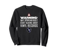 può Iniziare spontaneamente a Parlare di Dischi in Vinile Felpa