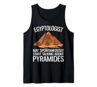 può Parlare spontaneamente di Pyramides Funny Egyptology Canotta