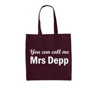 Puoi Chiamarmi Mrs Depp - Borsa In Tela - Merch Di Johnny Fan Amore Attore