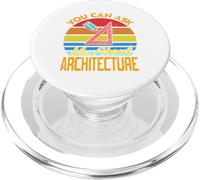 Puoi chiedermi di architettura retrò divertente regalo PopSockets PopGrip per MagSafe
