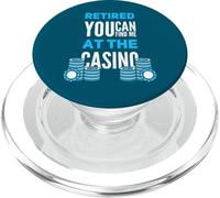 Puoi trovarmi al casinò divertente giocatore d'azzardo in pensione PopSockets PopGrip per MagSafe