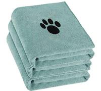 Puomue Asciugamani per cani in microfibra per asciugare cani, super assorbente e morbido, asciugamano per la toelettatura degli animali domestici, 101 x 50 cm, perfetto per cani di taglia grande,