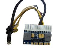 Puooifrty Portatile DC 12V 250W 24Pin ATX Collegare con Scheda Madre Mini ITX Alimentazione Pcio Modulo PSU per PC