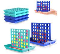 Pup Go 4 4 in Linea Mini per Bambini di 3 Anni +, Gioco da Viaggio | Perfetto per Bambini, Giocattolo Educativo Classico Ideale per Auto, Aereo, Treno, Strategia Portatile per 2 Giocatori