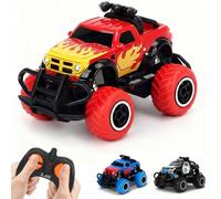 Pup Go Mini Monster Truck Auto RC per Bambini 3-8 Anni, Regalo Natale per Ragazzo, Macchina Telecomandata Veloci Fuoristrada, Macchinina Radiocomandata Elettriche, Giocattolo Regalo Natale Compleanno