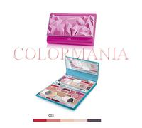 PUPA CRYSTAL PALETTE BIG FUCSIA TROUSSE COFANETTO OMBRETTI FARD TERRA COLORE 03