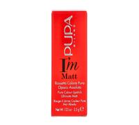 Pupa Milano - Pupa I'M Matt Lipstick 3.50 g CI 45370 (ORANGE 5) Contains carmine as a color additive Rossetto 3.5 g Donna