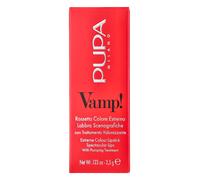 Pupa Rossetto Vamp! 301 Intense Red - Rossetto dal Colore estremo con Trattamento volumizzante per Labbra rimpolpate (disponibile in 24 Varianti Colore)