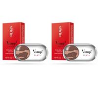 Pupa Ombretto Vamp! Fusion 408 Brown on Fire - Ombretto Colore puro, alta Pigmentazione, Multi-Effetto (disponibile in 54 Varianti Colore e 7 diversi Finish) (Confezione da 2)