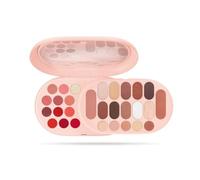 Pupa Palette Make My Day Plus Blush, Rossetti, Gloss, Ombretti, Correttori e Illuminanti - 29 Pezzi per Trucco Viso, Occhi e Labbra, Perfetta in Casa o in Viaggio - 3 Varianti Colore (002 Light Pink)