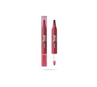 Pupa Rossetto + Gloss Labbra Vamp! Marker Duo, con Acido Ialuronico - 3 in 1 Definisce, Colora e Riempie, Contouring Labbra - Disponibile in 9 Varianti Colore (005 Cherry Granita)
