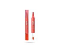 Pupa Rossetto + Gloss Labbra Vamp! Marker Duo, con Acido Ialuronico - 3 in 1 Definisce, Colora e Riempie, Contouring Labbra - Disponibile in 9 Varianti Colore (007 Red Potion)