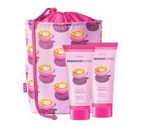 Pupa set bagno cappuccino doccia 200 ml, latte corpo 200 ml e pochette, breakfast lovers collection
