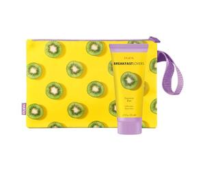 Pupa set bagno kiwi latte corpo 200ml e pochette, breakfast lovers collection