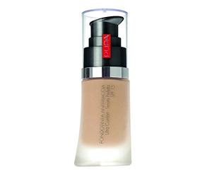Pupa Trucco Liquido No Transfer (colore Light Beige) - Trucco Liquido con perfetta durata e comfort totale, a lunga durata, resistente all'acqua e all'umidità, SPF 15 (30 ml)