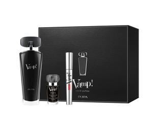 Pupa Vamp Confezione Donna Profumo Black Edp 100 Ml Mascara e Smalto Nero