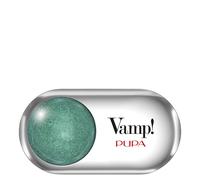 Pupa Vamp! Ombretto Wet&Dry 303 True Emerald Ombretto Altamente Pigmentato con Applicatore 1 gr Polvere Compatta