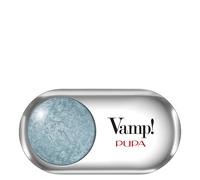 Pupa Vamp! Ombretto Wet&Dry 306 Bon-ton Blue Ombretto Altamente Pigmentato con Applicatore 1 gr Polvere Compatta
