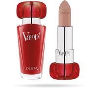 Pupa Rossetto Vamp! 101 Warm Nude - Rossetto dal Colore estremo con Trattamento volumizzante per Labbra rimpolpate (disponibile in 24 Varianti Colore)