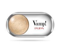 Pupa Ombretto Vamp! Wet&Dry 201 Champagne Gold - Ombretto Colore puro, alta Pigmentazione, Multi-Effetto (disponibile in 54 Varianti Colore e 7 diversi Finish)