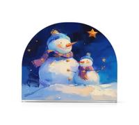 Pupazzi di neve inverno acrilico tovagliolo titolare per bagno, ristorante freestanding portatovaglioli per feste decorazioni per la casa per tavolo, cucina