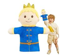 Pupazzo a mano in peluche | Marionetta da fiaba per raccontare storie | Giocattolo interattivo per la prima educazione narrativa Intrattenimento in famiglia a casa