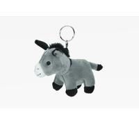 Pupazzo Asinello H 14 CM Chiave Rimorchio Peluche Grigio 1017223