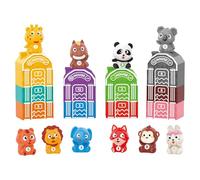 Pupazzo da animale per bambini - Gioco educativo per raccontare e fienile | 20 marionette da per bambini piccoli per imparare, raccontare storie e giocare ruoli, giocattoli ani