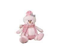 Pupazzo di Babbo Natale in Peluche - Figura Stagionale Appendibile Rosa | Peluche Babbo Natale Ciondolo per Albero Natalizio,per Il Gli Scaffali La Libreria Il Giardino Cortile Comodino Davan
