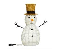 Pupazzo Di Neve 3D H.70 160 Led con timer addobbi di natale