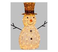 Pupazzo Di Neve 3D H.70 160 Led con timer addobbi di natale