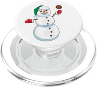Pupazzo di neve Natale Lecca-lecca PopSockets PopGrip per MagSafe