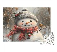 Pupazzo di neve Puzzle 1000 Pezzi Adulti In Popolo neve cartone Resistente, Un Set Di Puzzle A Rompicapo Per Brain Training Puzzle, Ideale Per Arredo Parete, Enigm