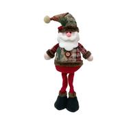 Pupazzo di Neve Renna Babbo Natale Decorazione Natalizia Statuine per Espositore