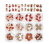 Pupazzo di neve Unghie Art Charm Unghie di Natale Fascino Unghie Arte Decorazioni Unghie Pendente