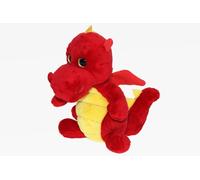 Pupazzo Drago Fuoco Fiabe Altezza 18 CM Peluche Rosso 1044046