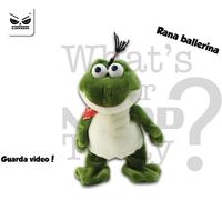 Pupazzo Rana Ballerina per Bambino Bambina con Musica e versi,