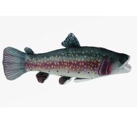 Pupazzo Trote Trota Iridea Lunghezza 27 CM Peluche Grigio 1043079