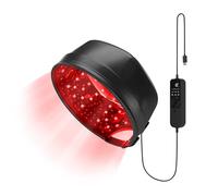 PUPCA Cappuccio a Luce Rossa per la Crescita dei Capelli per Uomo e Donna, 360 Chips 660nm & 850nm Cappello per la Cura della Luce Infrarossa per Ricrescita Capelli, Continua & Impulsi, 5-30 Mins