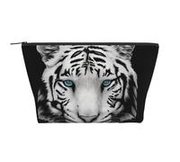 Pupilla Blu Tigre Bianca, Borsa da toilette Borsa per trucco Borsa per cosmetici Borsa da toilette da viaggio portatile