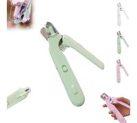 Pupnourish Nail Trimmer, 2 in 1 Nail Clipper and Grinder with Light, Pupnourish Nails Clippers, with 2 LED Lights, Rechargeable, Safe and Precise Dog & Cat Nails Grooming Tool (Green)
